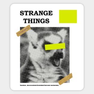 Strange Things Sticker